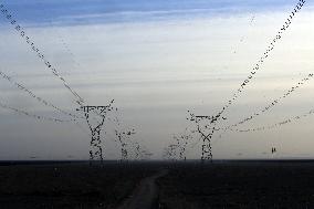 High-voltage Direct Current Transmission Project in Gobi Desert