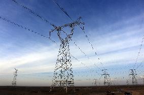 High-voltage Direct Current Transmission Project in Gobi Desert
