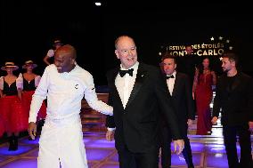 NO TABLOIDS - Prince Albert II with Chefs of SBM Group - Monaco