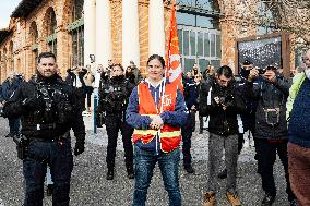 Protests against Jordan Bardella s visit in Moissac - France