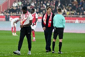 Armand Duplantis attending Monaco vs PSG