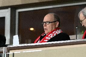 NO TABLOID - Prince Albert II attending Monaco vs PSG
