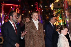 NO TABLOIDS - Royals at Christmas Lights Inauguration - Monaco