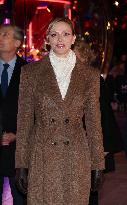 NO TABLOIDS - Royals at Christmas Lights Inauguration - Monaco