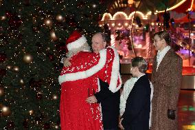 NO TABLOIDS - Royals at Christmas Lights Inauguration - Monaco