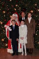 NO TABLOIDS - Royals at Christmas Lights Inauguration - Monaco