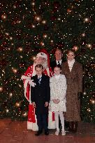 NO TABLOIDS - Royals at Christmas Lights Inauguration - Monaco