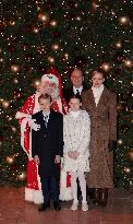 NO TABLOIDS - Royals at Christmas Lights Inauguration - Monaco
