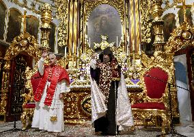 Pope Leo XIV Meets With The Armenian Apostolic Patriarch of Constantinople