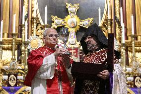 Pope Leo XIV Meets With The Armenian Apostolic Patriarch of Constantinople