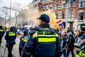 Protest Against Mass Immigration in Netherlands - The Hague