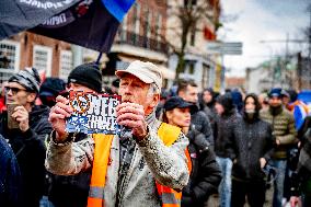 Protest Against Mass Immigration in Netherlands - The Hague