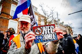 Protest Against Mass Immigration in Netherlands - The Hague