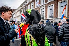 Protest Against Mass Immigration in Netherlands - The Hague
