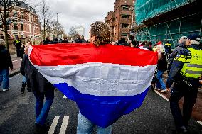 Protest Against Mass Immigration in Netherlands - The Hague