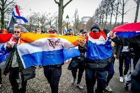 Protest Against Mass Immigration in Netherlands - The Hague