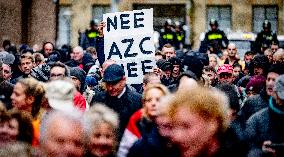 Protest Against Mass Immigration in Netherlands - The Hague