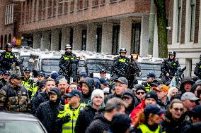 Protest Against Mass Immigration in Netherlands - The Hague