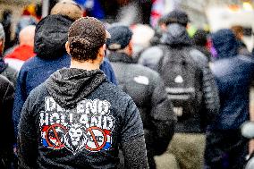 Protest Against Mass Immigration in Netherlands - The Hague