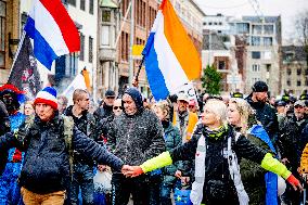 Protest Against Mass Immigration in Netherlands - The Hague