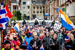 Protest Against Mass Immigration in Netherlands - The Hague