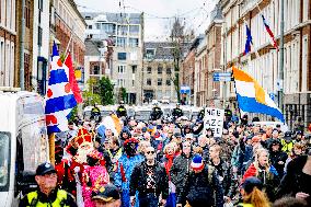 Protest Against Mass Immigration in Netherlands - The Hague