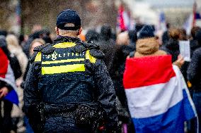 Protest Against Mass Immigration in Netherlands - The Hague