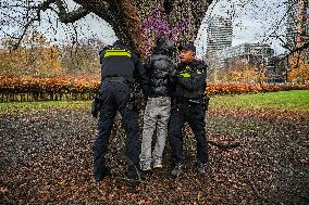 Protest Against Mass Immigration in Netherlands - The Hague