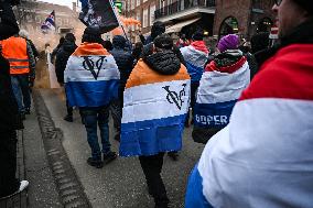Protest Against Mass Immigration in Netherlands - The Hague