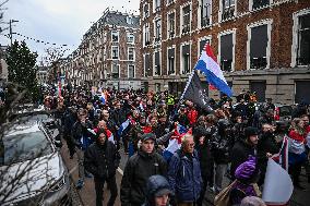 Protest Against Mass Immigration in Netherlands - The Hague