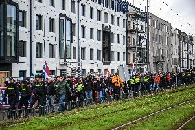 Protest Against Mass Immigration in Netherlands - The Hague