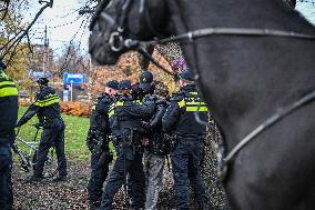 Protest Against Mass Immigration in Netherlands - The Hague