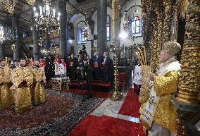 Pope Leo XIV with Bartholomew I - Turkey