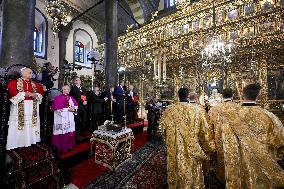 Pope Leo XIV with Bartholomew I - Turkey