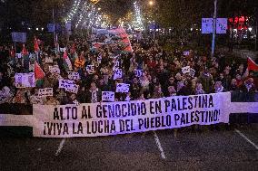 Pro-Palestinian Demonstrations - Spain