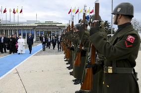 Pope Leo XIV Leaves Istanbul For Beirut - Turkey