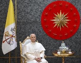 Pope Leo XIV Leaves Istanbul For Beirut - Turkey