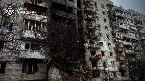 Deadly Air Strikes In Kyiv - Ukraine