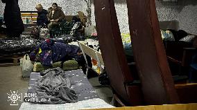 Deadly Air Strikes In Kyiv - Ukraine