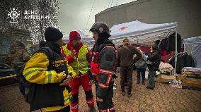 Deadly Air Strikes In Kyiv - Ukraine