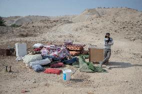 Palestinian Family Endures Repeated Displacement - West Bank