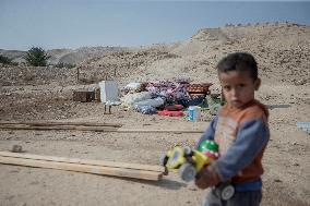 Palestinian Family Endures Repeated Displacement - West Bank