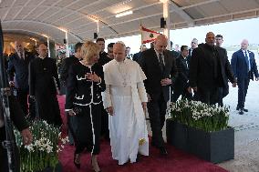 Pope Leo XIV Arrives In Beirut - Lebanon