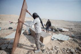 Palestinian Family Endures Repeated Displacement - West Bank