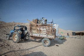 Palestinian Family Endures Repeated Displacement - West Bank