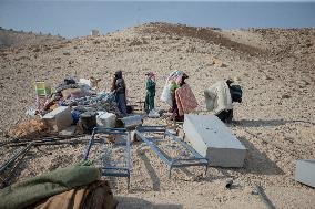 Palestinian Family Endures Repeated Displacement - West Bank