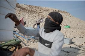 Palestinian Family Endures Repeated Displacement - West Bank