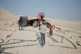 Palestinian Family Endures Repeated Displacement - West Bank