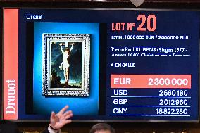 Rubens' Painting "Christ on the Cross" Sold for €2.3 Million - Versailles