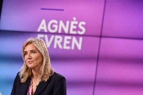 Agnes Evren On Dimanche En Politique - Paris